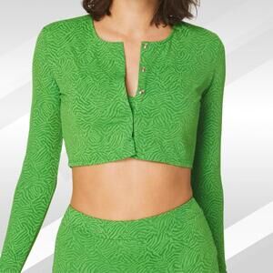 2/$50 Andie The Augusta Jacket Zebra Jacquard Holly Size S